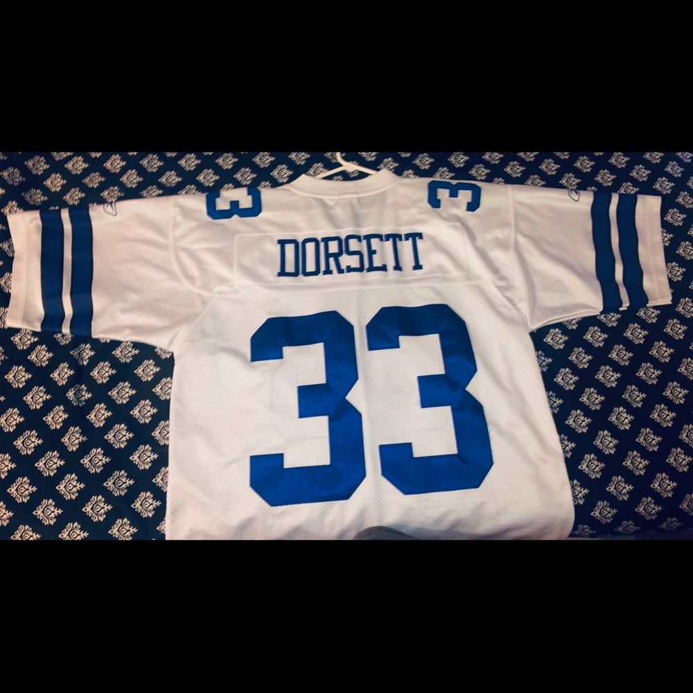 Dallas Cowboys Tony Dorsett White Retired Jersey